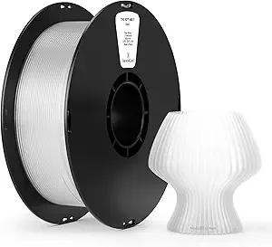 Kexcelled kexcelled ABS Filament Transparent,ABS 3D Printer Filament Translucent 1kg,High Heat Resistance, Dimensional Accuracy +/-, Fit Most FDM Printer,Clear