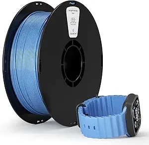 Kexcelled kexcelled High Speed TPU Filament,Light Blue Teal TPU 95A HF Flexible Soft 3D Printer Filament,1 kg Spool (2.2lbs), Excellent Elasticity,Fit Most 3D FDM Printers