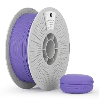Kexcelled kexcelled Matte PLA Filament，Matte Lavender Purple PLA 3D Printer Filament 1kg Spool (2.2lbs) with +/- Accuracy,Upgraded Tangle-Free Winding for Most FDM Printers