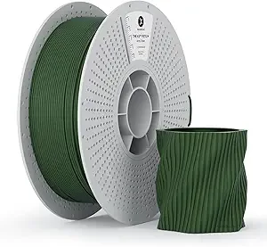 Kexcelled kexcelled Matte PETG Filament,Army Green PETG 3D Printer Filament Matte Surface,Dimensional Accuracy +/-, 1kg Reusable Spool(2.2lbs) Olive Green