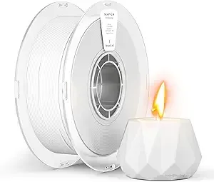 Kexcelled kexcelled Flame Retardant PC Filament,White Polycarbonate Filament,PC FR with UL94 V0 Grade Halogen-Free Fire Retardant &Heat Resistant，1kg Spool (2.2lbs)