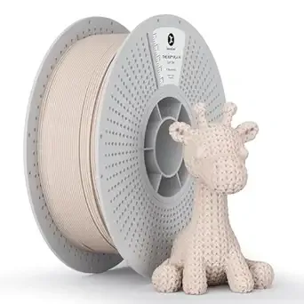 Kexcelled kexcelled Matte PLA Filament，Matte Light Skin PLA 3D Printer Filament 1kg Spool (2.2lbs) with +/- Accuracy,Upgraded Tangle-Free Winding for Most FDM Printers