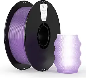 Kexcelled kexcelled PETG Filament, Transparent Light Purple PETG 3D Printer Filament 1kg Spool (2.2lbs), Upgrade Stronger Toughness Printing Consumables, Translucent Purple