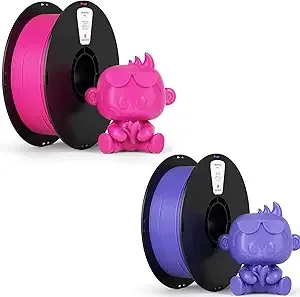 Kexcelled kexcelled PLA Filament,Magenta +Lavender Purple PLA 3D Printer Filament 1kg Spool (2.2lbs),3D Printing Filament Dimensional Accuracy +/-