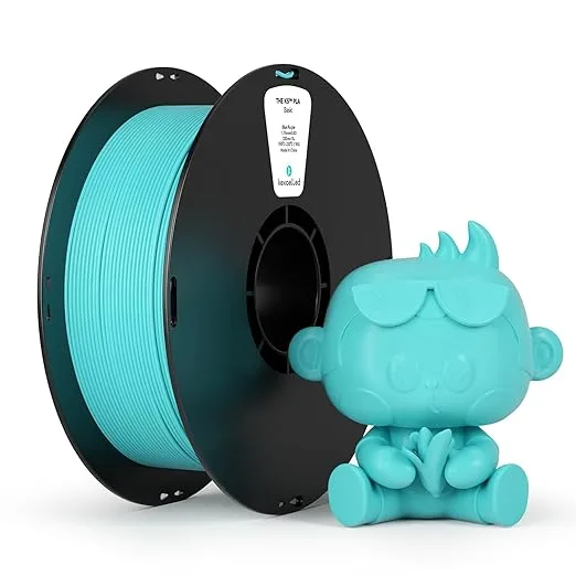 Kexcelled kexcelled PLA Filament,Teal PLA 3D Printer Filament 1kg Spool (2.2lbs),3D Printing Filament Dimensional Accuracy +/-,Compatible with Most FDM Printers