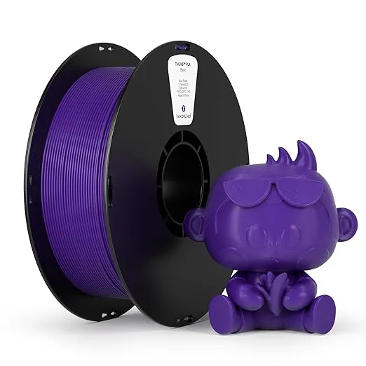 Kexcelled kexcelled PLA Filament,Blue Purple PLA 3D Printer Filament 1kg Spool (2.2lbs),3D Printing Filament Dimensional Accuracy +/-,Compatible with Most FDM Printers