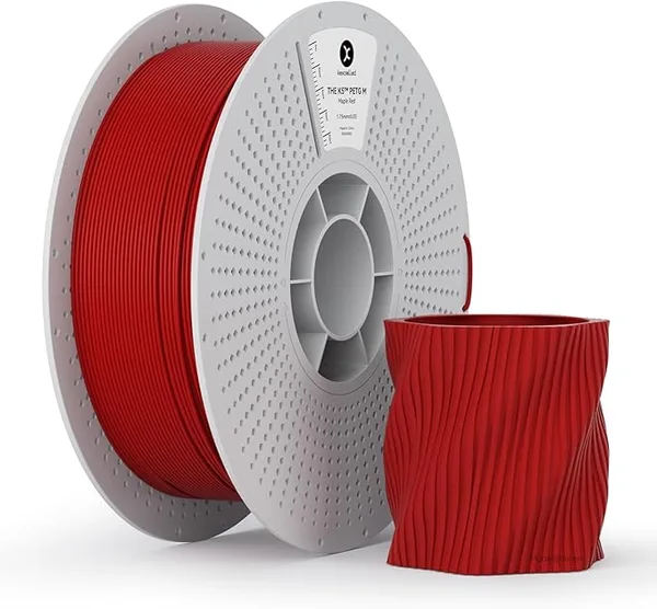 Kexcelled kexcelled Matte PETG Filament, Maple Red PETG 3D Printer Filament Matte Surface,Dimensional Accuracy +/-, 1kg Reusable Spool(2.2lbs) Fits for Most FDM 3D Printers