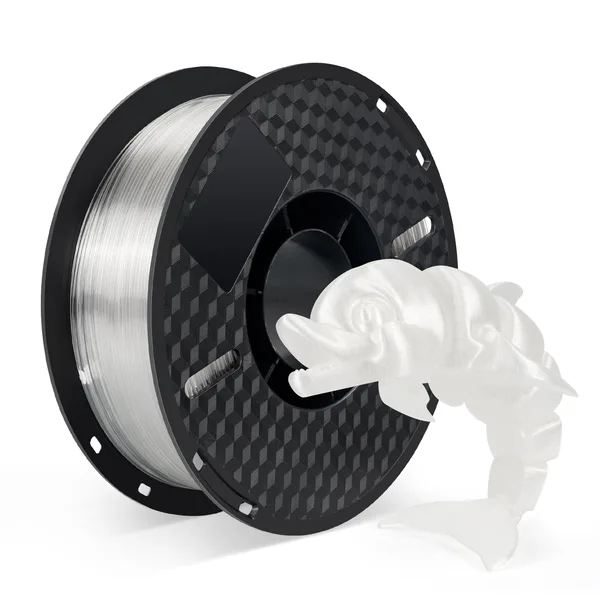 Kingroon 【2KG Pack】Transparent/Clear PETG Filament 1KG
