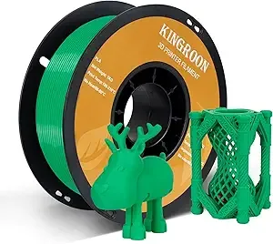 Kingroon Kingroon PLA 3D Printer Filament, Dimensional Accuracy +/-, 1 kg Spool(2.2lbs)，Green