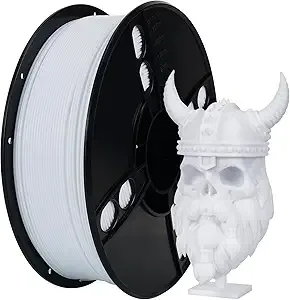 Kingroon Kingroon PA6 Nylon 3D Printer Filament, 1kg White Filament, High Strength Filament for Engineering Parts, Dimensional Accuracy +/-