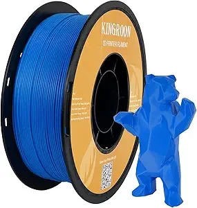 Kingroon Kingroon High Speed PLA 3D Printer Filament, 3D Printer Rapid Filament for 30-/s Hyper Printing Filament, Dimensional Accuracy +/-, 1kg Plastic Spool(2.2lbs) (Blue)
