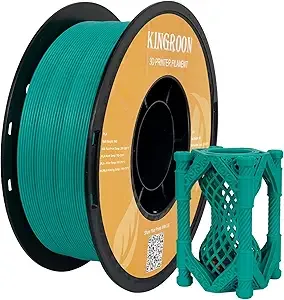 Kingroon Kingroon High Speed PLA 3D Printer Filament, 3D Printer Rapid Filament for 30-/s Hyper Printing Filament, Dimensional Accuracy +/-, 1kg Plastic Spool(2.2lbs) (Green)