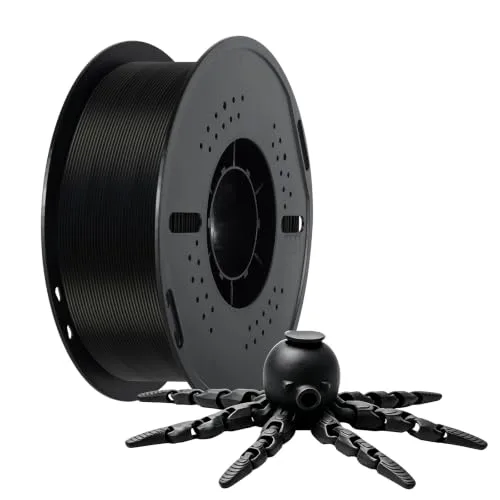 Kingroon Kingroon Black PLA Filament 3D Printer Filament Pla Filament 1kg Filament Dimensional Accuracy +/-, Fit Most FDM Printer
