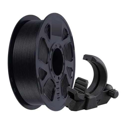 Kingroon Kingroon Carbon Fiber PETG Filament 1kg (2.2lbs) Black, High Strength & Rigid 3D Printer Filament, ± Precision, Enhanced Flow & Smooth Printing for Functional Parts