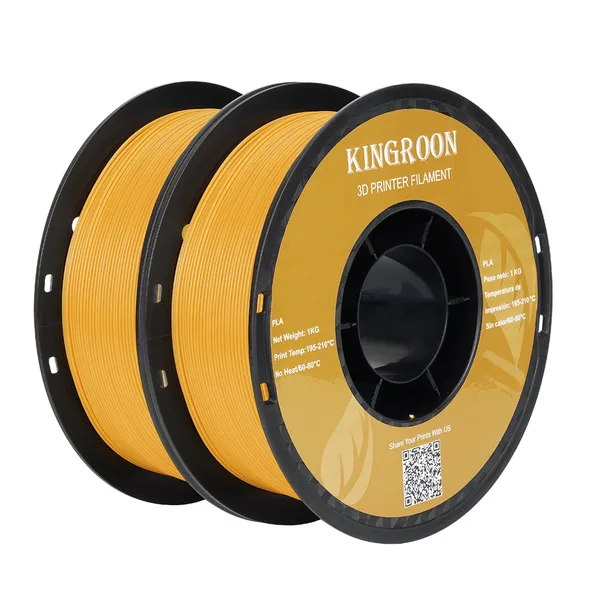 Kingroon 【2KG Pack】Orange PLA Filament (FRESH)
