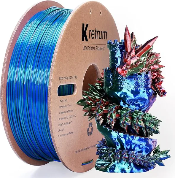 Kretrum PLA Silk Red & Green & Blue