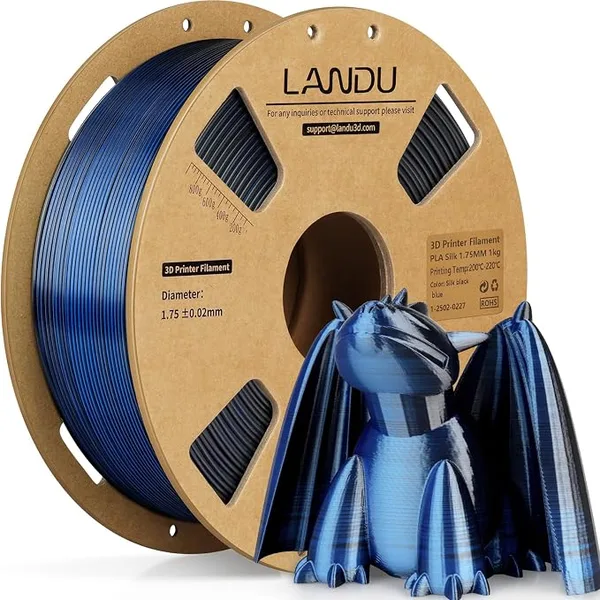 Landu PLA Silk Black Blue