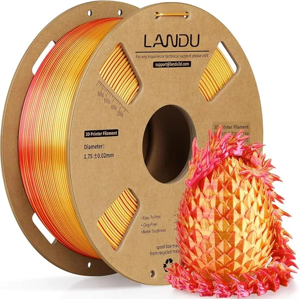 Landu PLA Silk Red Gold