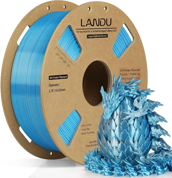 Landu PLA Silk Blue Silver