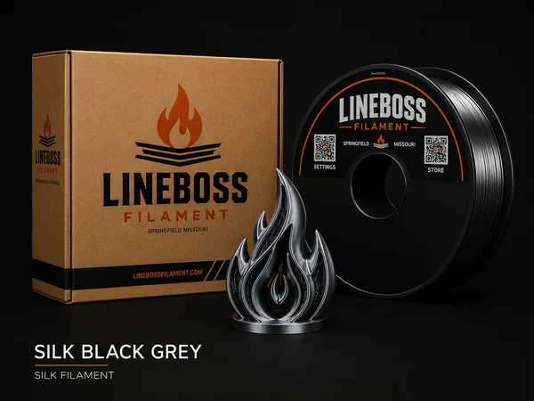 LineBoss Filament PLA Silk Black