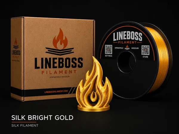 LineBoss Filament PLA Silk Gold