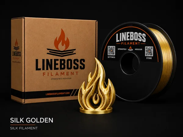 LineBoss Filament PLA Silk Gold