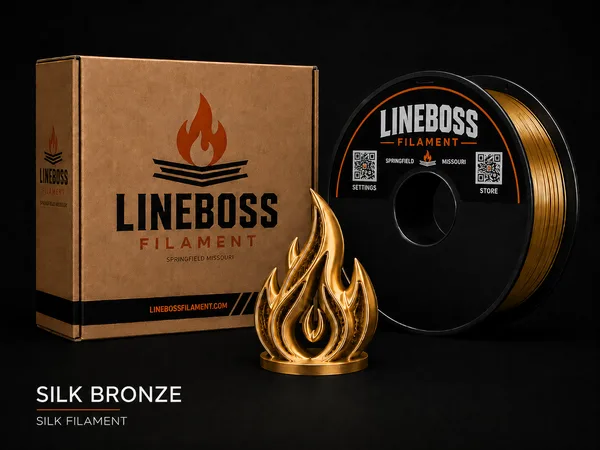 LineBoss Filament PLA Silk Brown