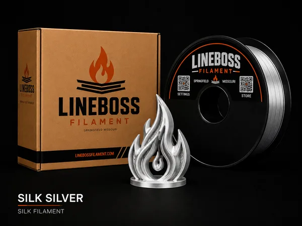 LineBoss Filament PLA Silk Silver