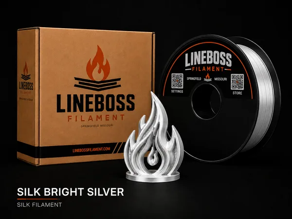 LineBoss Filament PLA Silk Silver