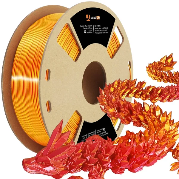 LOVOON 2colors Silk Gold/Red