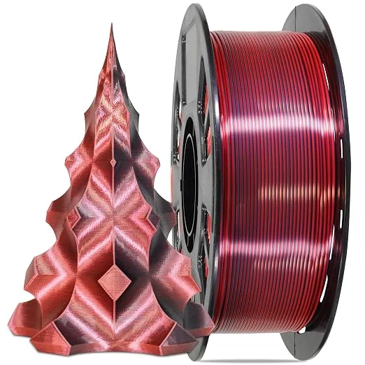 MIKA3D PLA Silk Red Black