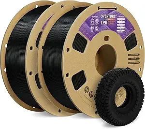 Overture OVERTURE 2KG Bundle TPU 95A Flexible 3D Printer Filament