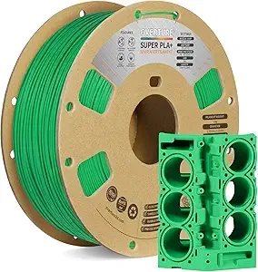 Overture OVERTURE Super PLA+ Filament, Toughness Enhanced PLA Plus, Professional Toughness 3D Printer Filament 1kg (2.2lbs), High Precision +/- (Light Brown)