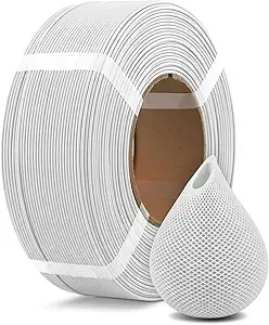 Overture OVERTURE High Speed Refill PLA Filament, 1kg White