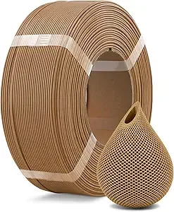Overture OVERTURE High Speed Refill PLA Filament, 1kg Brown