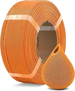 Overture OVERTURE High Speed Refill PLA Filament, 1kg Orange