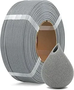 Overture OVERTURE High Speed Refill PLA Filament, 1kg Light Gray
