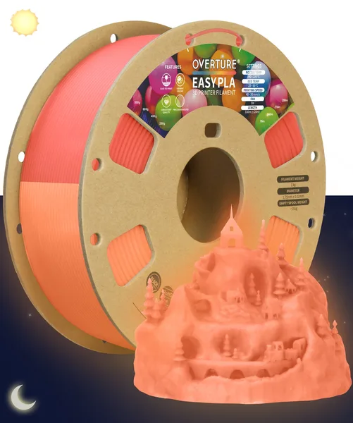 Overture Overture Glow PLA 3D Printer Filament