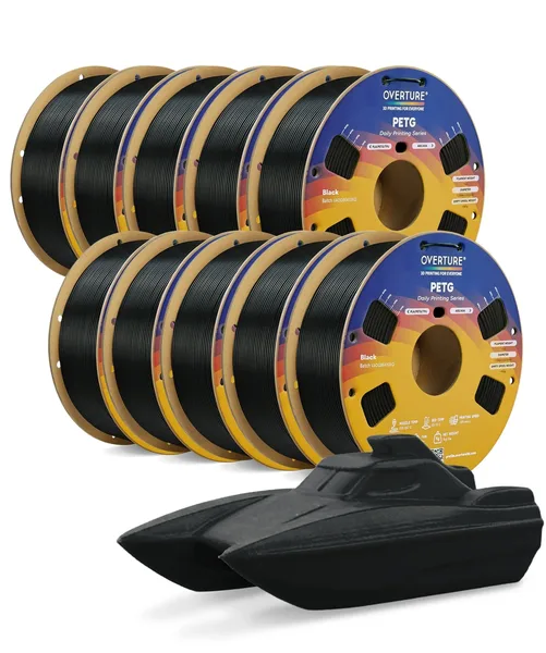 Overture Overture PETG 3D Printer Filament - 10 Pack