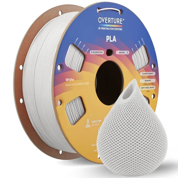 Overture PLA White