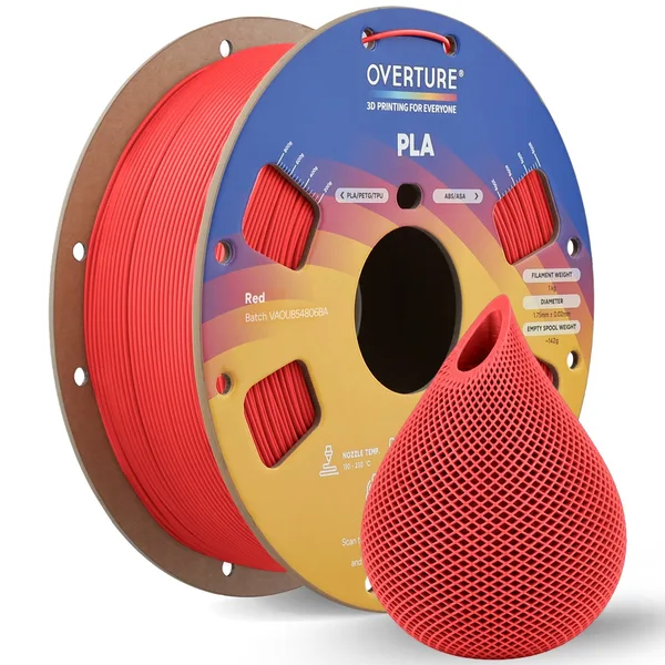Overture PLA Red