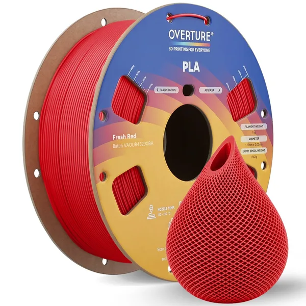 Overture PLA Red