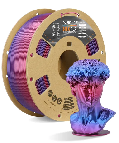 Overture PLA Silk Silver