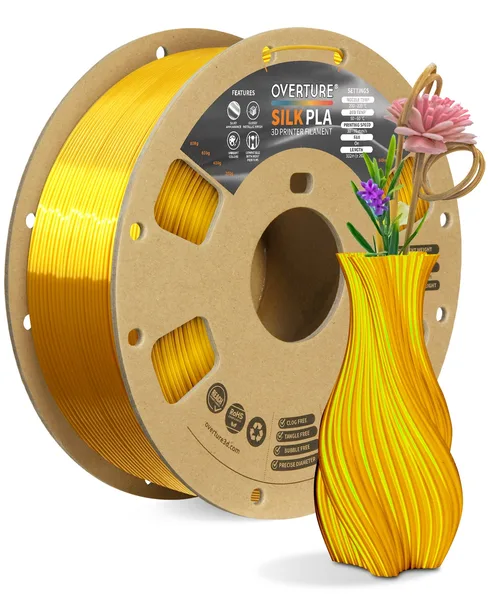 Overture PLA Silk Gold
