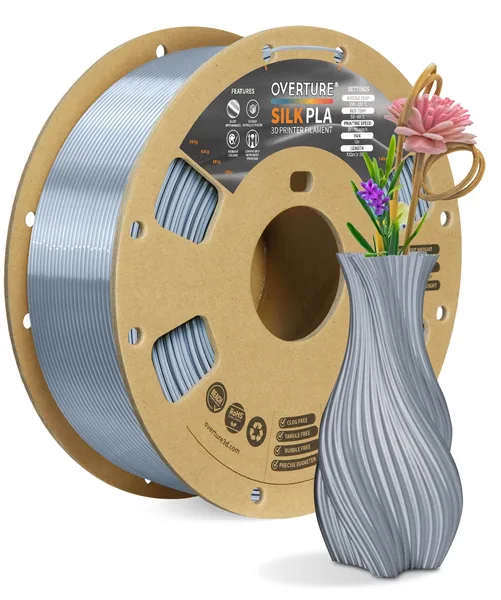 Overture PLA Silk Silver