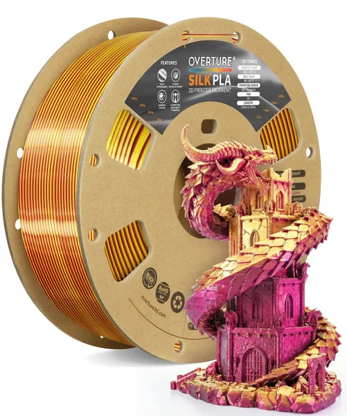 Overture PLA Silk Gold