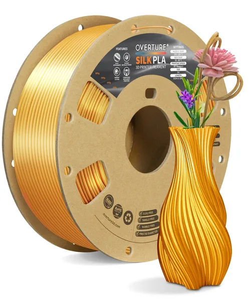 Overture Overture Silk PLA 3D Printer Filament