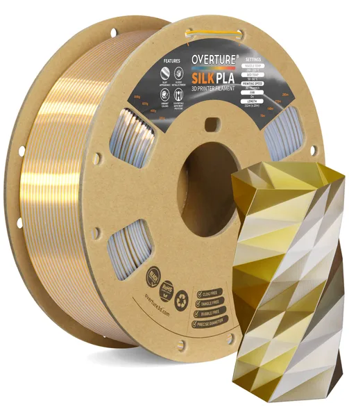 Overture PLA Silk Silver