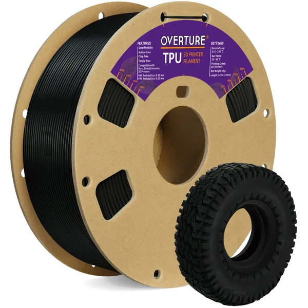 Overture Overture TPU 95A 3D Printer Filament