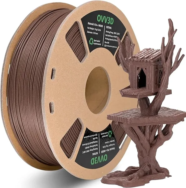 OVV3D PLA Wood Black Walnut
